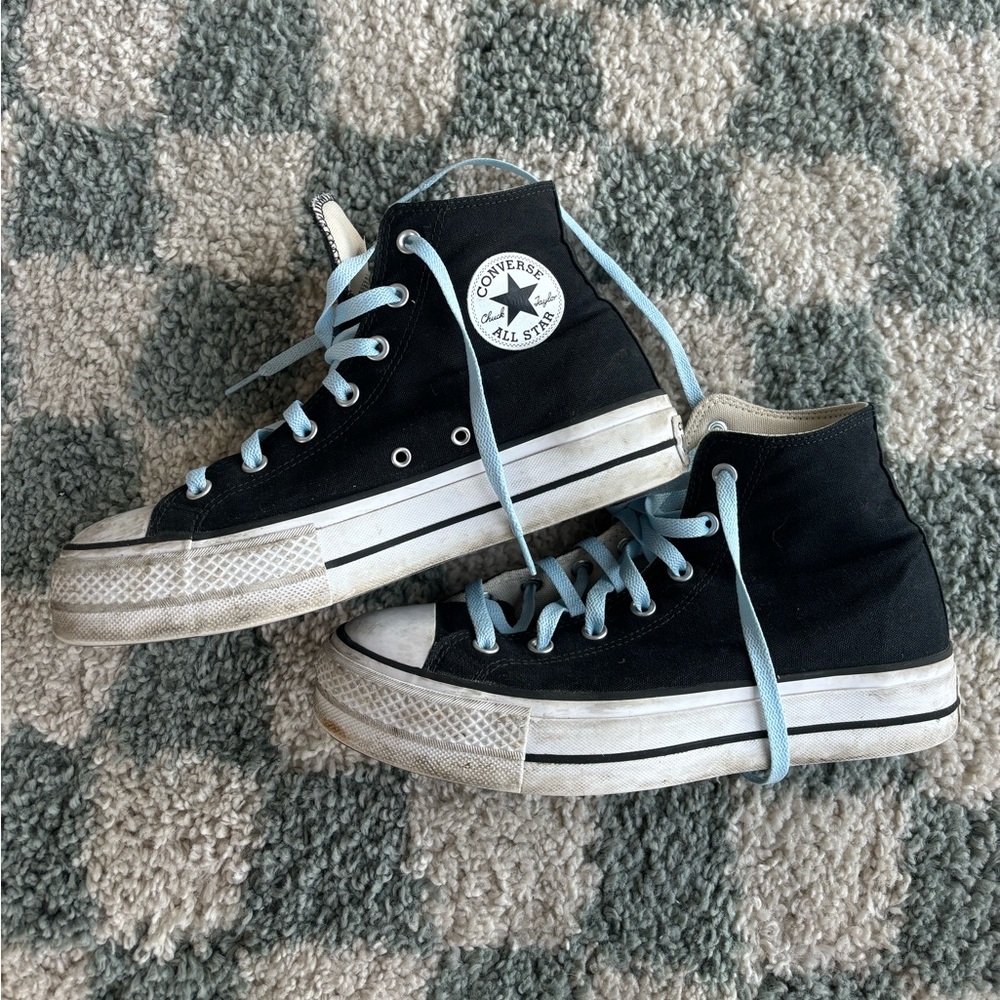 Black Platform Converse